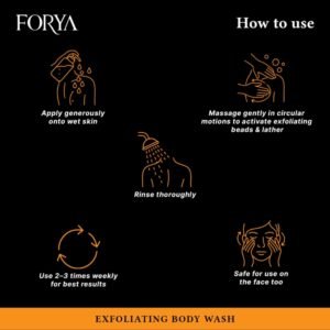 Exfoliating Body Wash – 250ml Encapsulated Exfoliating Beads