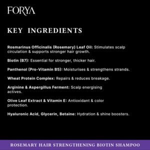 Rosemary Hair Strengthening Biotin 8-IN-1 Shampoo – 200ml