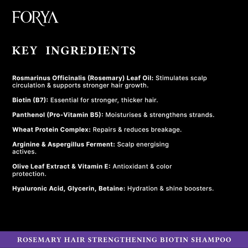 Rosemary Hair Strengthening Biotin 8-IN-1 Shampoo – 200ml