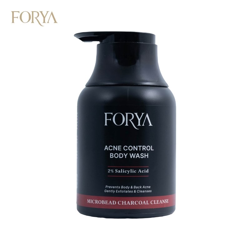 Acne Control Body Wash – 250ml Microbead Charcoal Cleanse