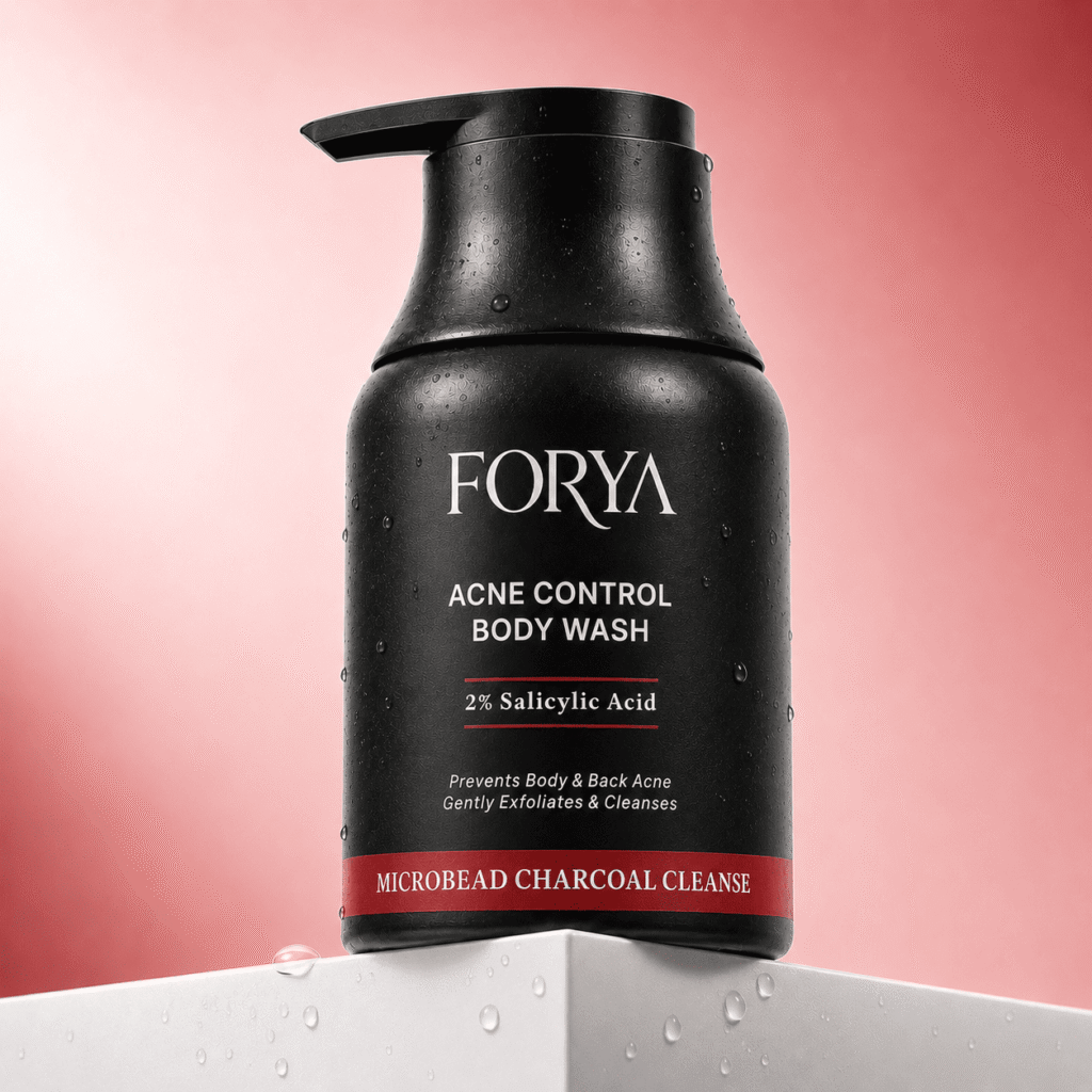 Forya Acne Control Body Wash with Salicylic Acid & Charcoal – 250ml