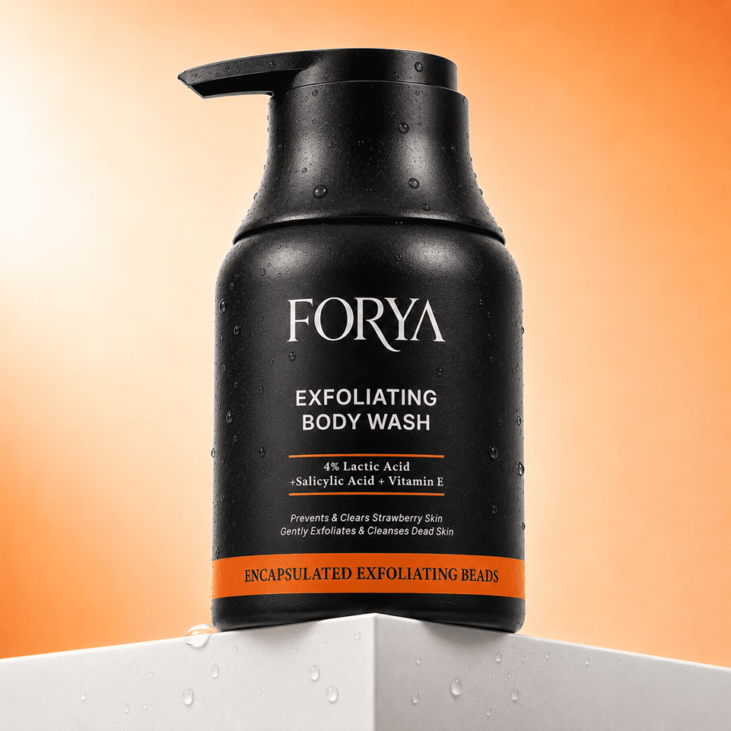 Forya Exfoliating Body Wash with AHA, BHA & Cellulose Beads – 250ml