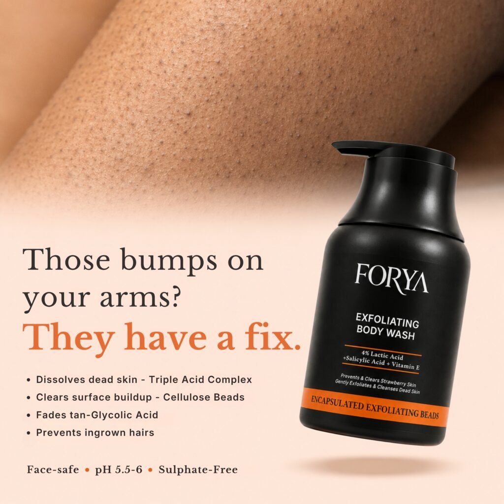 Forya Exfoliating Body Wash with AHA, BHA & Cellulose Beads – 250ml