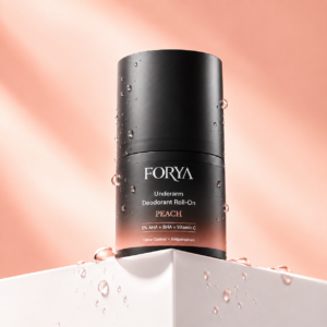 Forya Underarm Deodorant Roll On – 40ml (Peach)