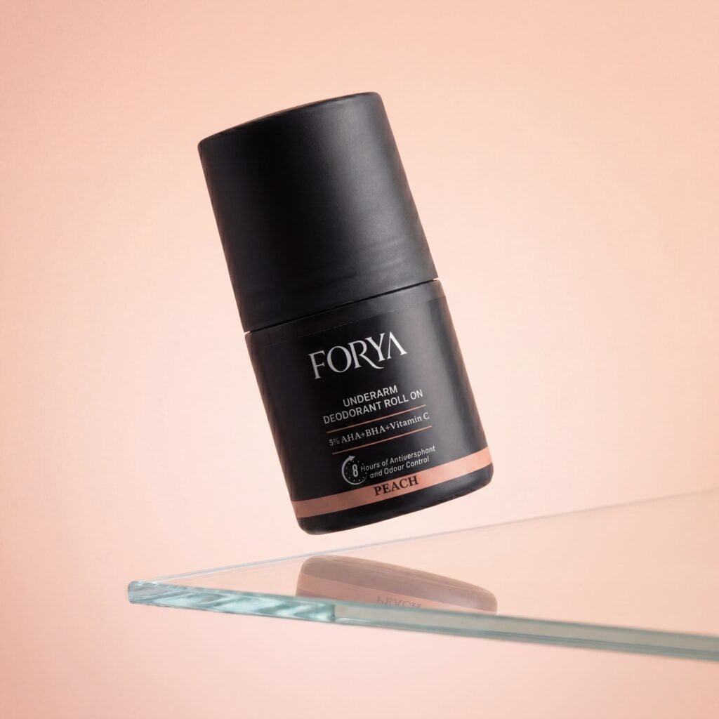 Forya Underarm Deodorant Roll On – 40ml (Peach)