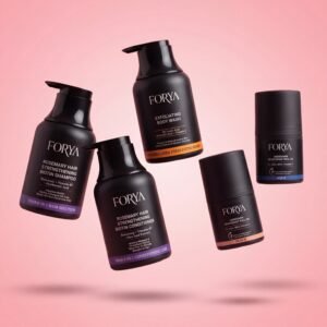 Forya "For You" Ultimate Care Set | Shampoo, Conditioner, Body Wash & 2 Roll-Ons