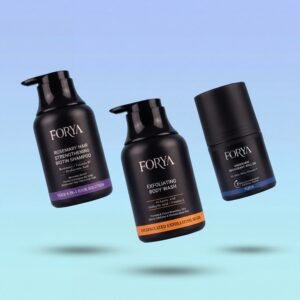 Forya Summer Fresh Set | Shampoo, Exfoliating Body Wash & Aqua Roll-On