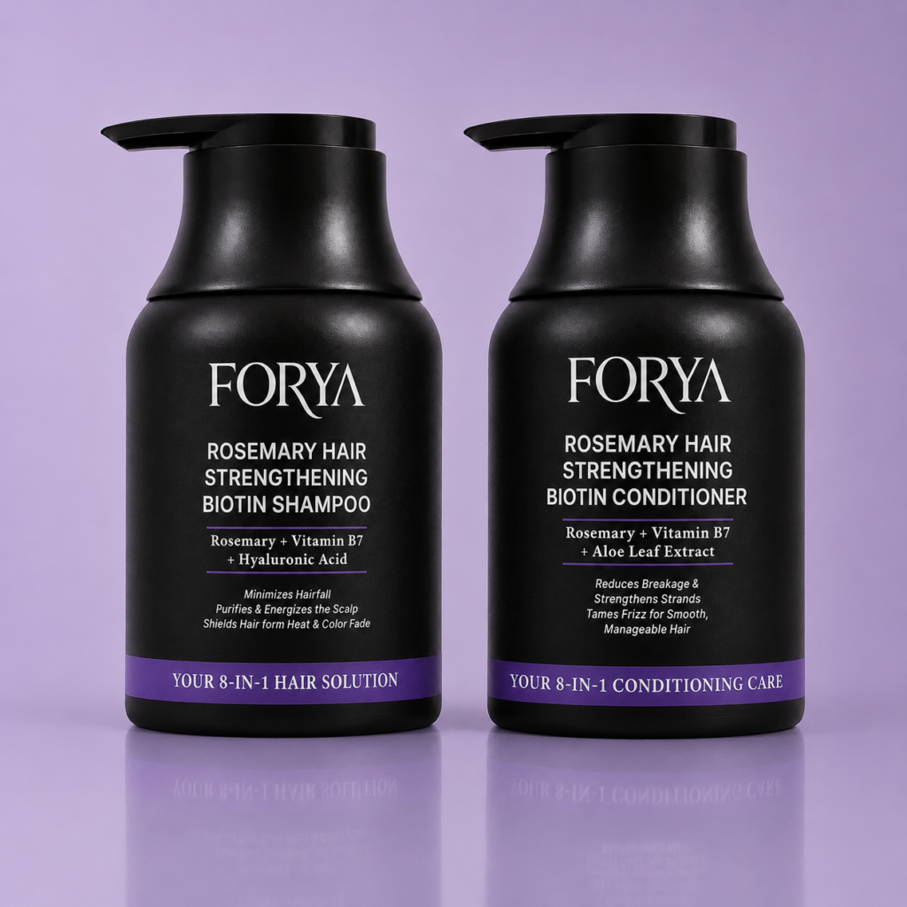 Forya “Hair Care Pair” | Rosemary Hair Strengthening Shampoo & Conditioner