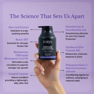 Forya “Hair Care Pair” | Rosemary Hair Strengthening Shampoo & Conditioner