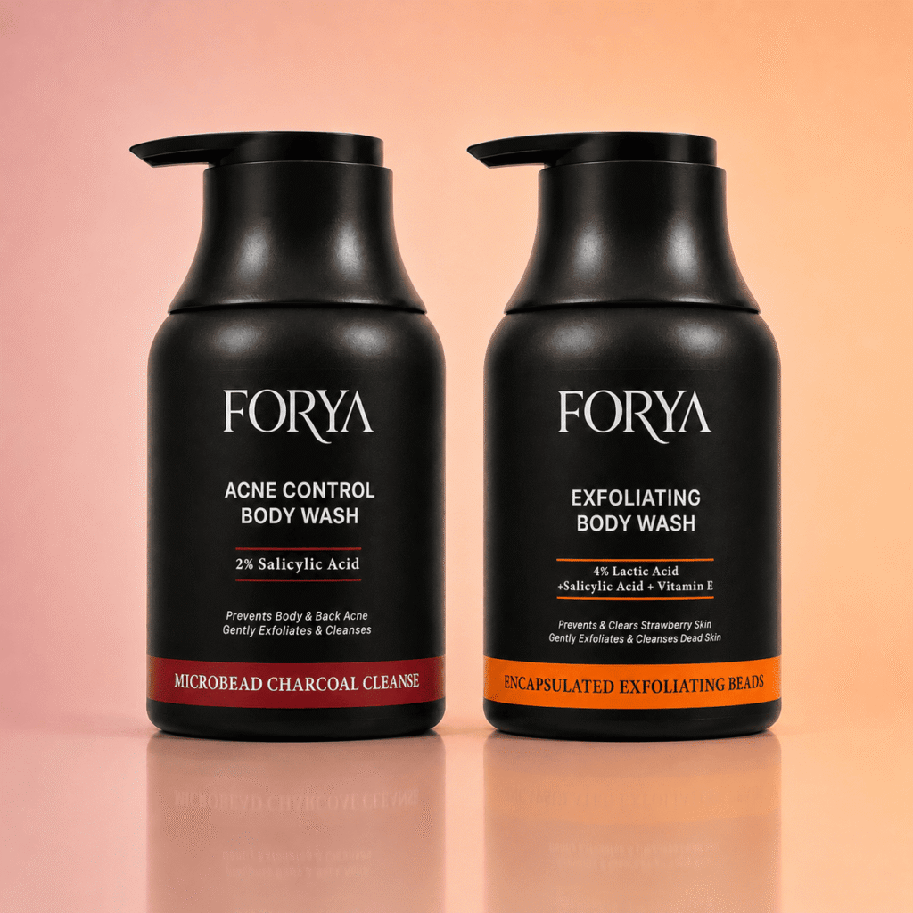 Forya “Body Care Duo” | Acne Control Body Wash & Exfoliating Body Wash