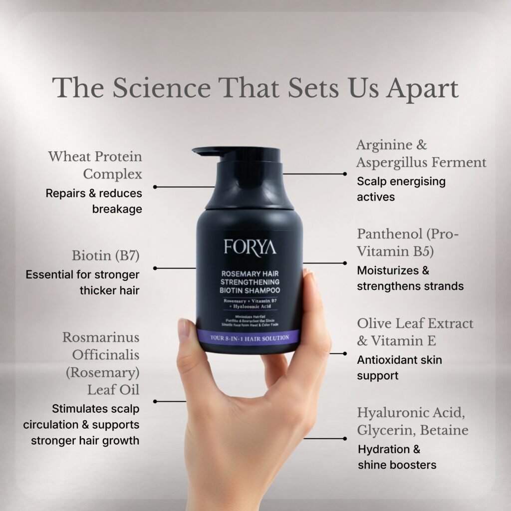 Forya “Complete Monsoon Kit” | Shampoo, Conditioner, Hair Growth Serum, Acne Body Wash & Fragrance Free Roll On